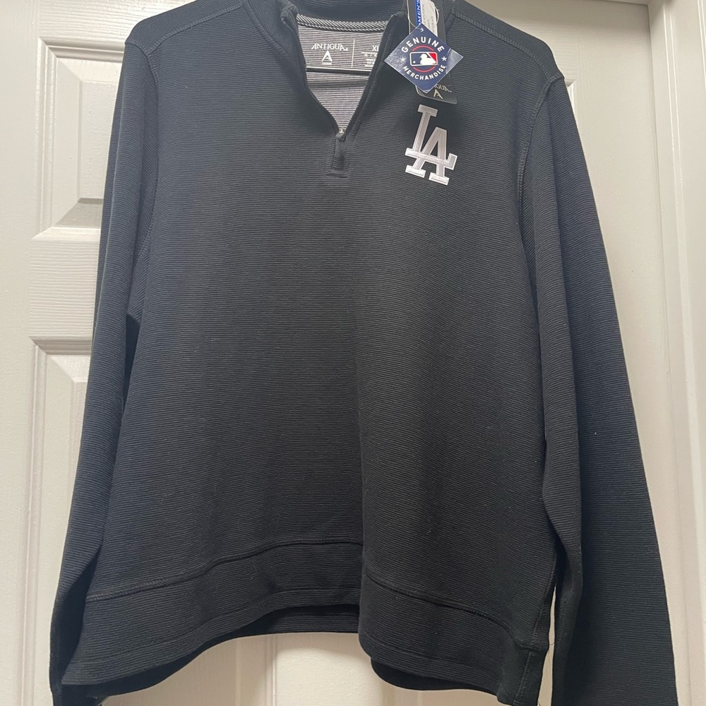 LA Dodgers Half Zip Sweater